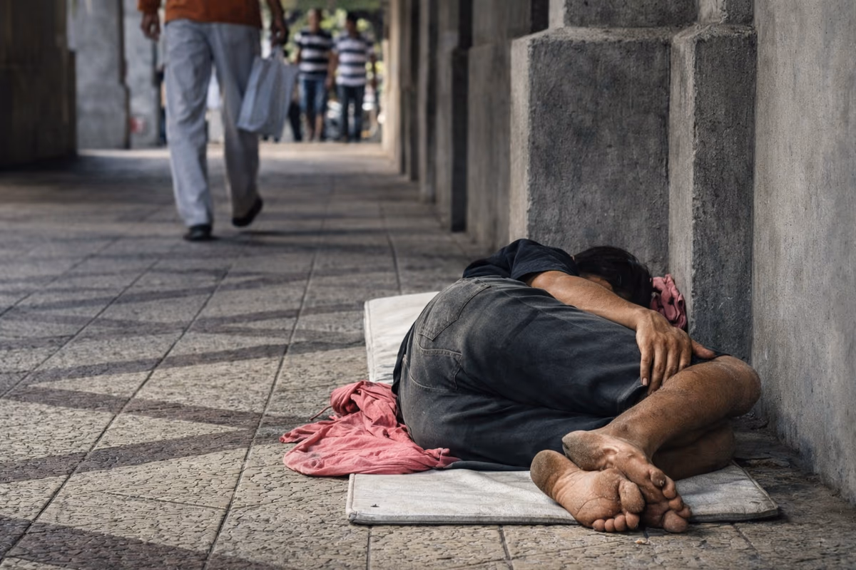 Brasil registra 365 mil pessoas em situação de rua