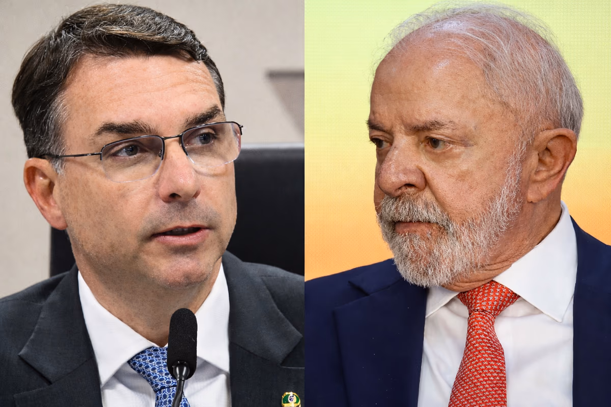 Flávio Bolsonaro ultrapassa Lula em nova pesquisa para 2º turno