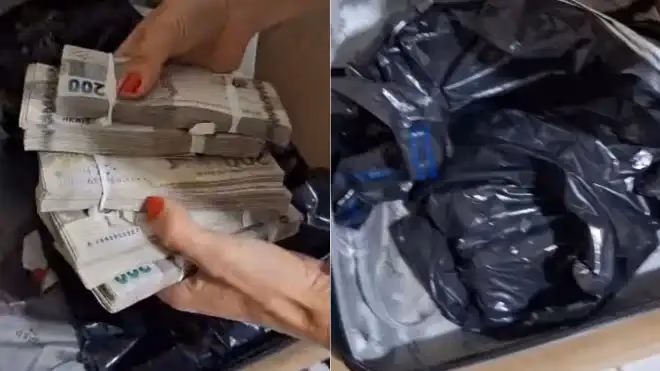 PF encontra dinheiro escondido em sacos de lixo em operação contra fraudes no INSS